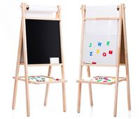 DUŻA TABLICA 110cm KREDOWA MAGNETYCZNA + AKCESORIA MAJA