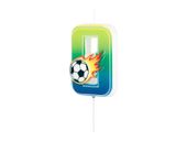 Świeczka urodzinowa z cyfrą "0", Piłka nożna