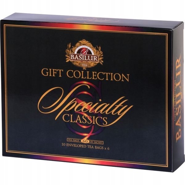 Basilur SPECIALTY CLASSICS zestaw herbat 6 SMAKÓW 60szt HERBACIARKA prezent zdjęcie 8