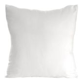 Satynowa poszewka Nova biała 40x40 bawełniana dekoracja