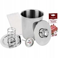 Szynkowar duży 3kg ZESTAW worki termometr zioła