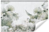 Fototapeta Do Jadalni LIŚCIE Palmowe Abstrakcja Beton 368cm x 254cm