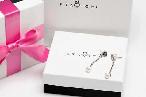 Srebrne kolczyki Staviori na Arena.pl