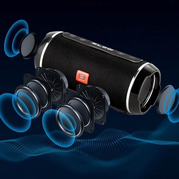 MOCNY GŁOŚNIK BEZPRZEWODOWY PRZENOŚNY SŁUCHAWKI BLUETOOTH DOUSZNE USB FM SD zdjęcie 15