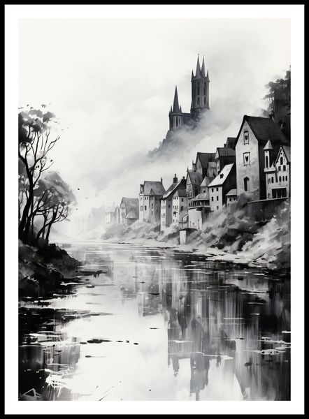 Plakat 64x90cm Mglisty Refleks zdjęcie 3