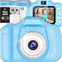 APARAT CYFROWY DLA DZIECI Dziecka Fotograficzny NIEBIESKI PREZENT+KARTA 4GB