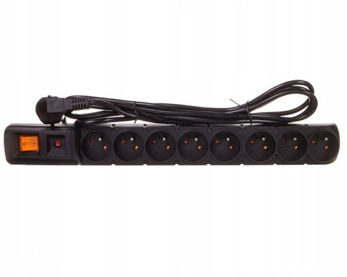 Listwa ACAR S8 FA Rack (3 m) Czarny na Arena.pl