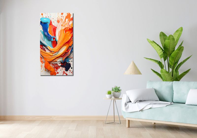 Obraz 50x100cm Taneczne Fale zdjęcie 2