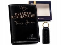 Portfel+brelok EMERYTURA NOWA PRACA PODZIĘKOWANIE