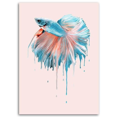 Deco Panel, Malowana ryba 40x60 na Arena.pl