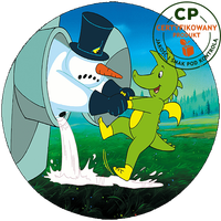 Opłatek na tort Tabaluga