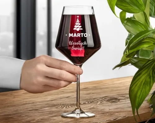 KIELISZEK DO WINA KROSNO prezent na Święta dla mamy żony dziewczyny babci na Arena.pl