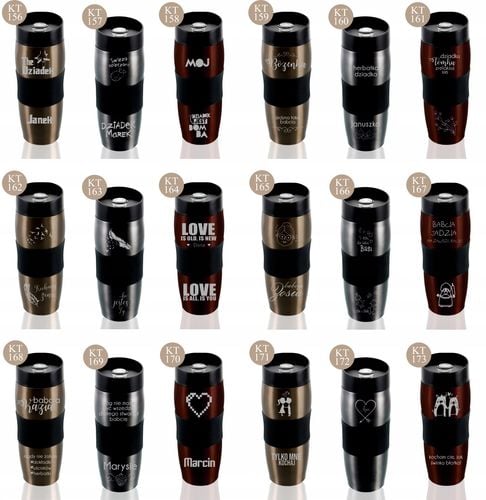 Kubek termiczny z grawerem dla Par mąż żona na Arena.pl