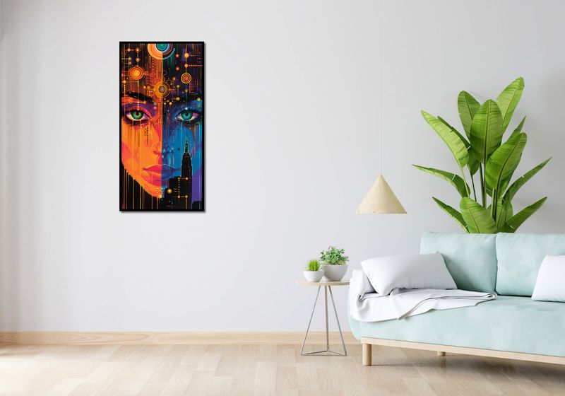 Plakat 50x100cm Cyfrowa Psyche zdjęcie 4