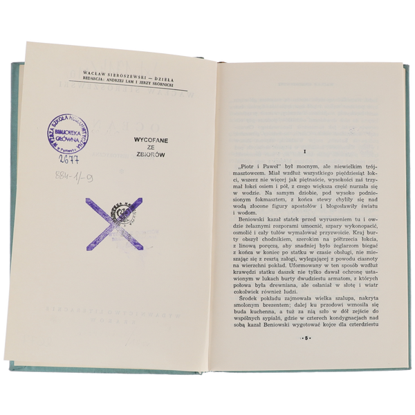 Wacław Sieroszewski Ocean Części I i II Dzieła1963 zdjęcie 4