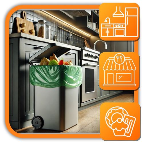 WORKI NA ŚMIECI BIODEGRADOWALNE 60SZT 5L BIO WORKI NA ODPADY KOMPOSTOWALNE na Arena.pl