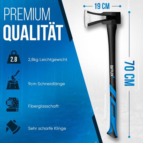 16362 SIEKIERA TOPOTRK TOPÓR MCNY 2,8KG BIRUXX WŁÓKNO SZKLANE na Arena.pl