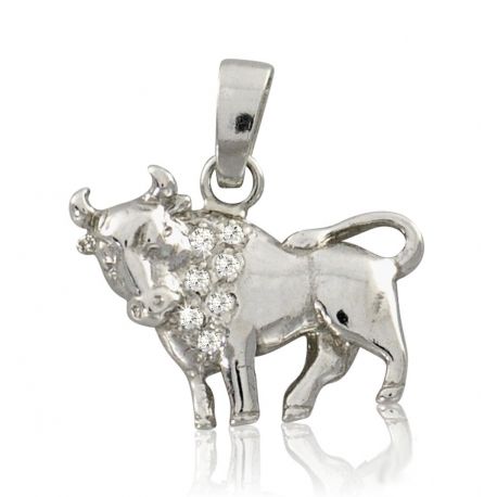 SREBRNY WISIOREK ZNAK ZODIAKU BYK PRÓBA SREBRA 925 na Arena.pl