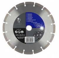 Tarcza diamentowa do szlifierek kątowych Atlas Uni 230mm 22,23mm