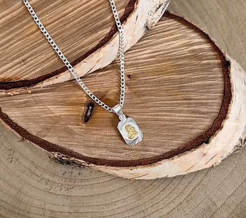 Srebrny zestaw 45 cm pancerka + medalik Matka Boska Komunia Chrzest prezent na Arena.pl