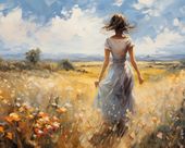 Plakat 50x40cm Podmuch Lata