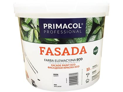 Farba akrylowa Primacol Fasada Eco (5 l, biały)