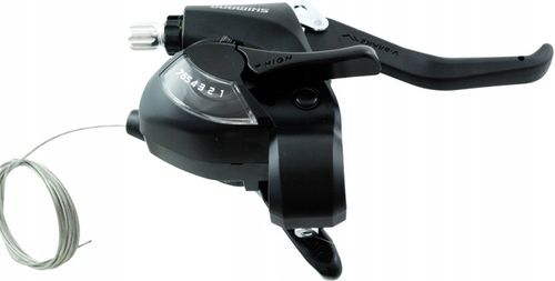 Klamkomanetka Prawa Tył Czarna Shimano ST-EF41 7 Rzędowa na Arena.pl