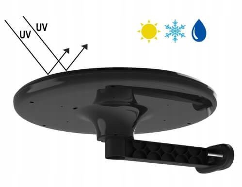 ANTENA SAMOCHODOWA MOBILNA TV DVB-T2 UFO STRONG ULTRA MUX8 JACHT BUS MAGNES na Arena.pl