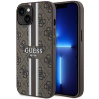 Guess GUHMP14MP4RPSW iPhone 14 Plus 6,7" brązowy/brown hardcase 4G Printed