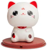 Kotek szczęścia otwarte oczy Maneki Neko