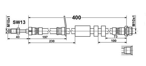 Ford Focus 3 C-max Zestaw Przewodów Hamulcowych Elastycznych Gumowych na Arena.pl