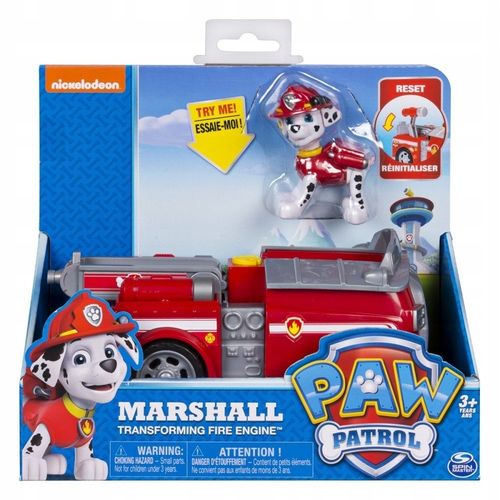 PSI PATROL TRANSFORMUJĄCY WÓZ STRAŻACKI MARSHALL na Arena.pl