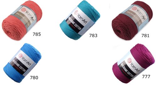 Włóczka macrame cotton kolory na Arena.pl
