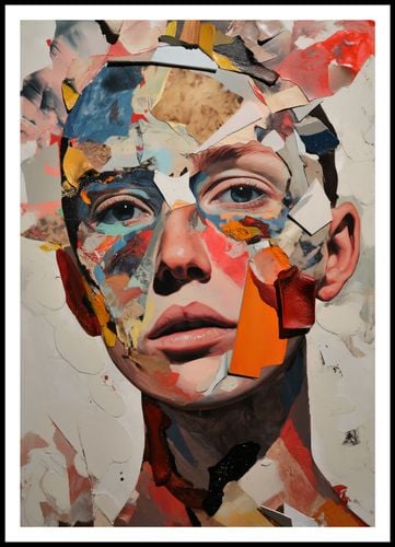 Plakat 70x100cm Podział Samego Siebie na Arena.pl