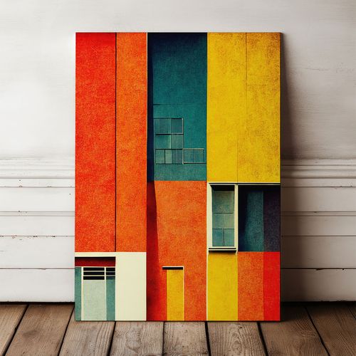 Obraz na płótnie bauhaus abstrakcja 70x100 cm na Arena.pl