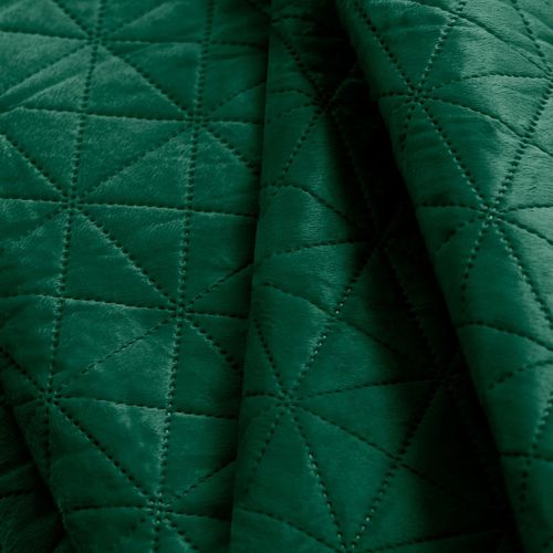 Narzuta na łóżko LAILA Velvetowa 220x240 butelkowa zieleń AmeliaHome na Arena.pl