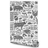 Tapeta Grill Barbeque Mięso Zwierzęta Do Kuchni Jadalni