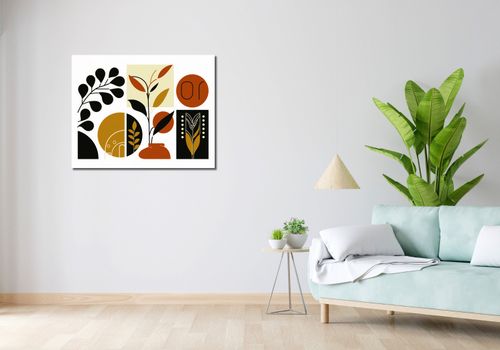 Obraz 90x70cm Kolaż Botaniczny na Arena.pl