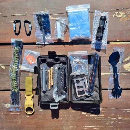 Zestaw Bojowy Wyjazdowy Obóz ASG Plecak Taktyczny Rękawice XL na Arena.pl