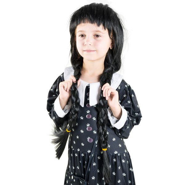 Peruka Wednesday warkocze zdjęcie 5