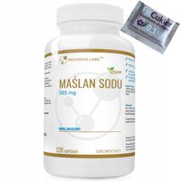 MAŚLAN SODU Kwas masłowy 585mg serce Jelita Trawienie 120 kapsułek