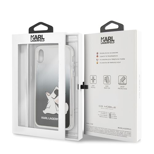 KARL LAGERFELD HARDCASE - iPhone XR - CHOUP FUN BLACK na Arena.pl