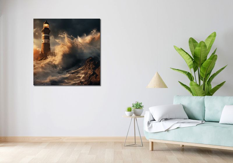 Obraz 90x90cm Bezlitosna Odyseja zdjęcie 2
