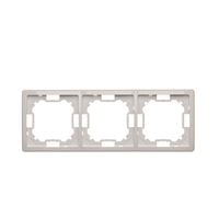 Basic Ramka na 3-moduły BMR3/11 biały SIMON