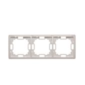 Basic Ramka na 3-moduły BMR3/11 biały SIMON