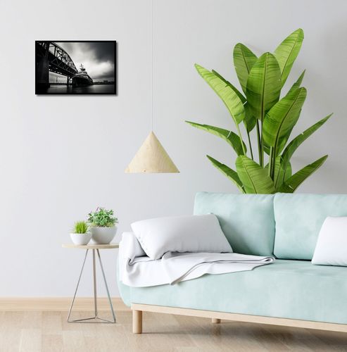 Plakat 45x30cm Statek przy Moście na Arena.pl