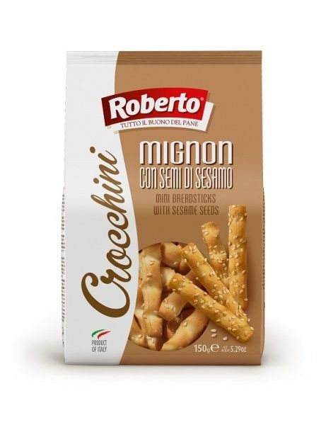 ROBERTO Grissini Crocchini Mignon z sezamem 150 g zdjęcie 1