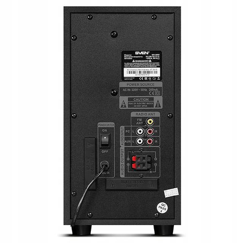 SVEN MS-2050 USB, SD, FM, BLUETOOTH, PILOT, 55W na Arena.pl