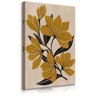 Obraz Dzikie Kwiaty Styl Boho Martwa Natura Abstrakcja 40cm x 60cm