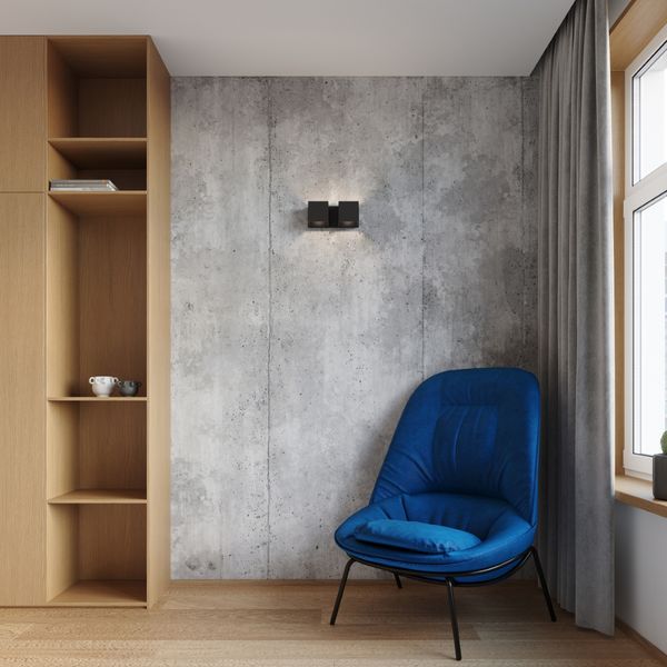 Kinkiet QUAD 2 czarny zdjęcie 8